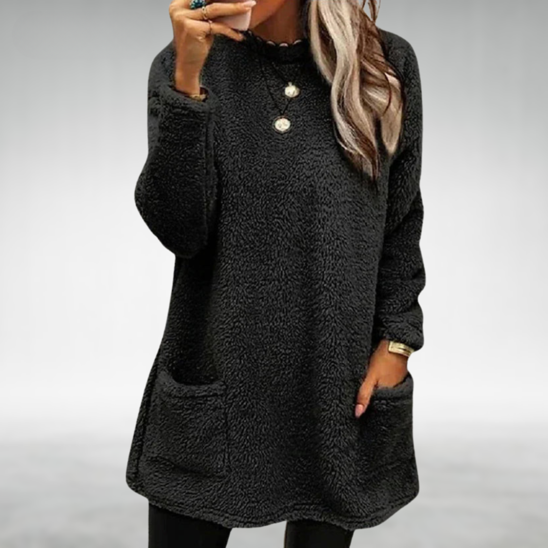 Nora | Eleganter Pullover mit Taschen