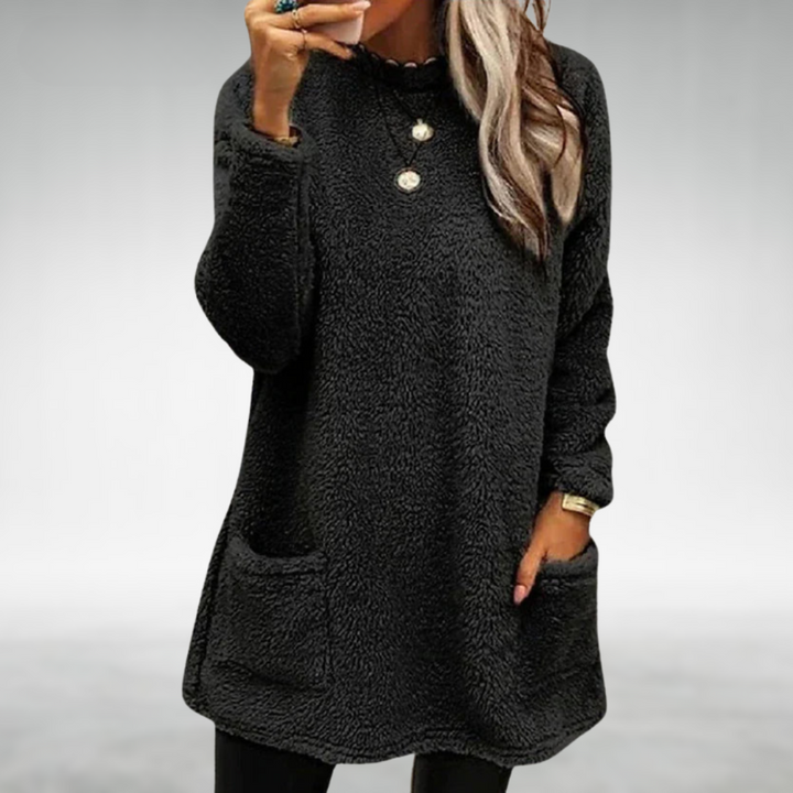 Nora | Eleganter Pullover mit Taschen