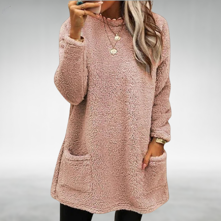 Nora | Eleganter Pullover mit Taschen