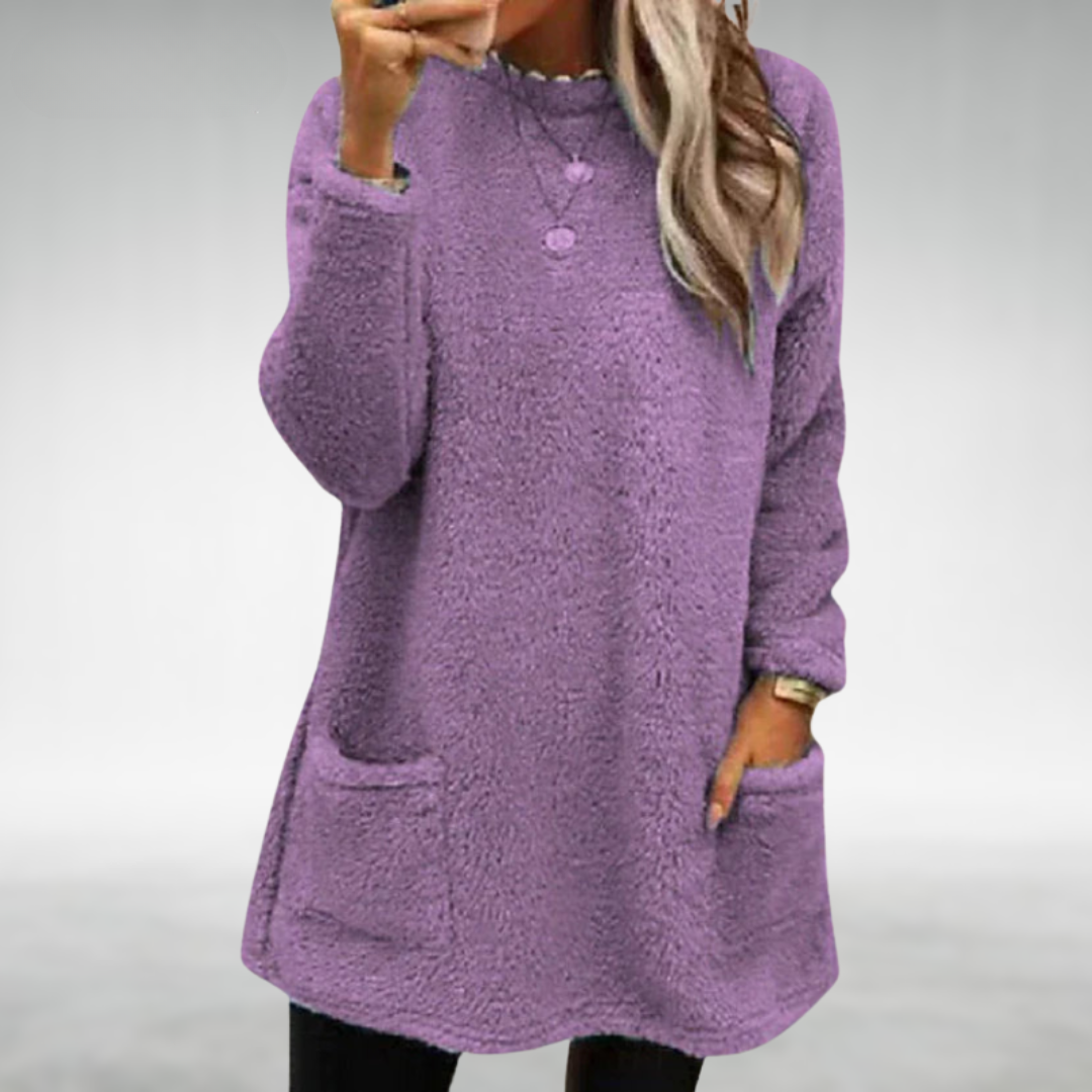 Nora | Eleganter Pullover mit Taschen