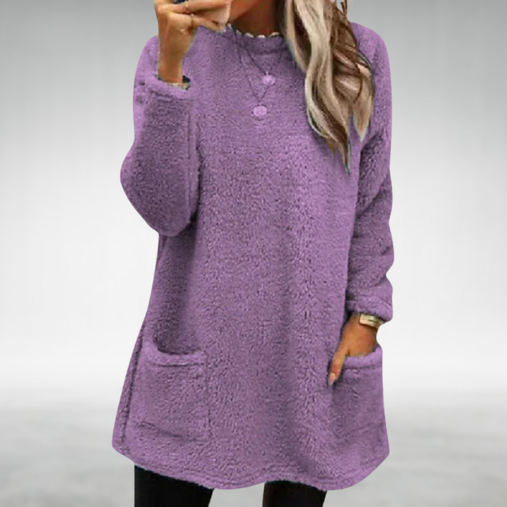 Nora | Eleganter Pullover mit Taschen