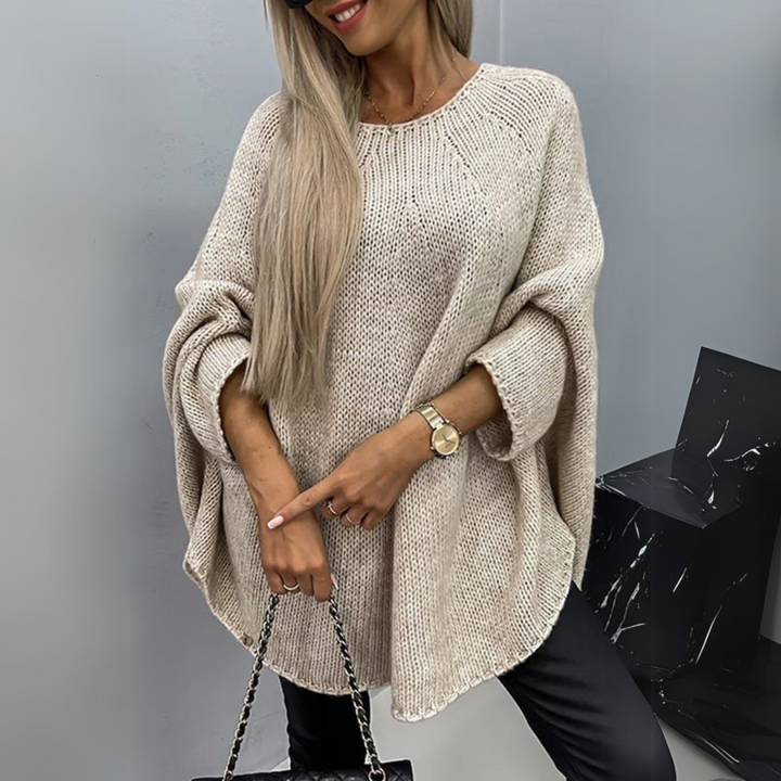 Isabelle | Eleganter Damenpullover mit Rundhalsausschnitt