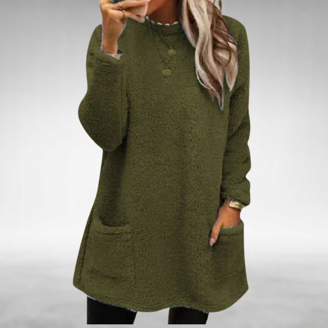 Nora | Eleganter Pullover mit Taschen
