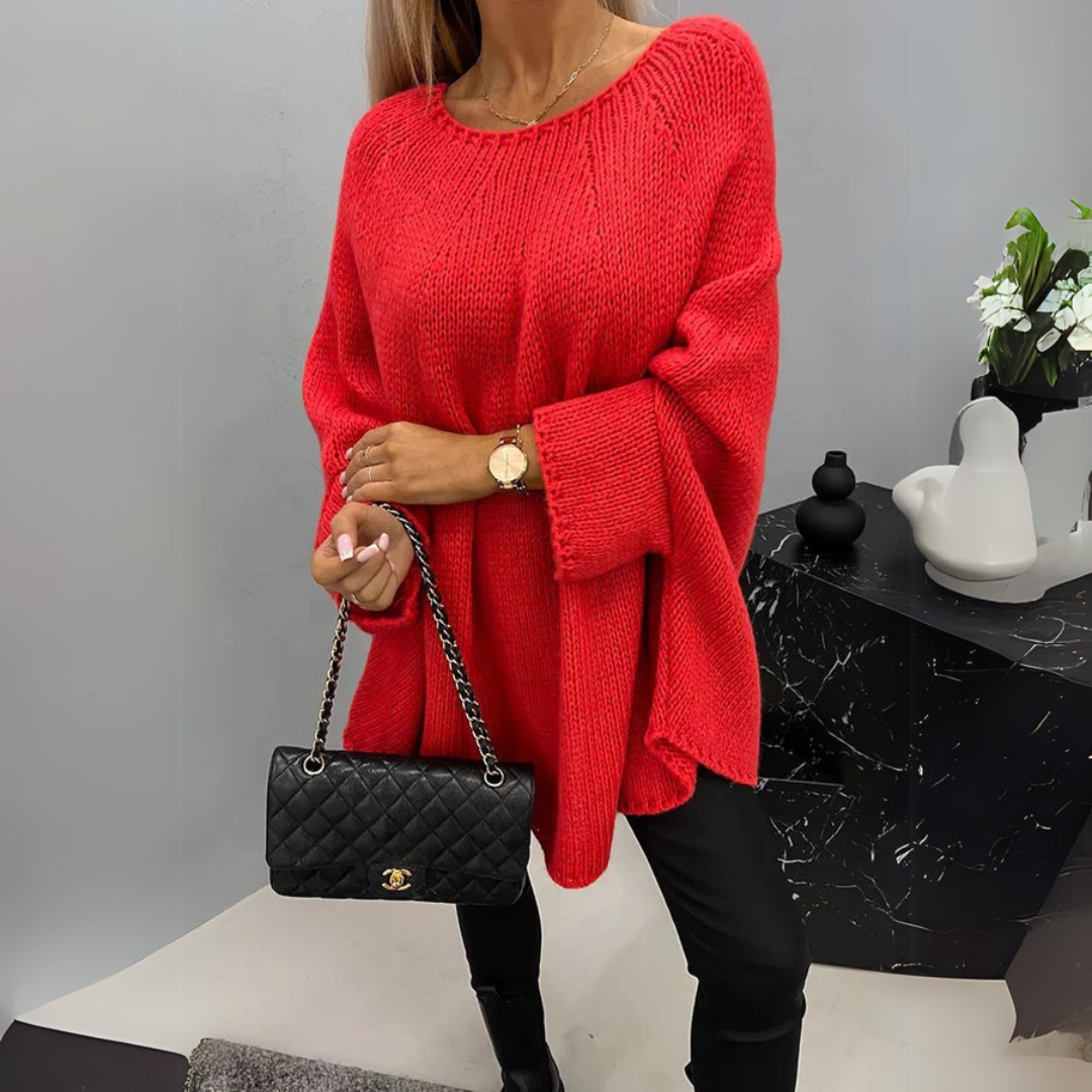 Isabelle | Eleganter Damenpullover mit Rundhalsausschnitt