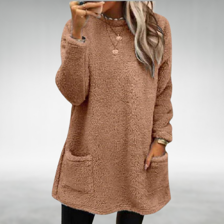 Nora | Eleganter Pullover mit Taschen
