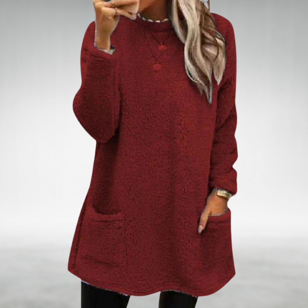 Nora | Eleganter Pullover mit Taschen
