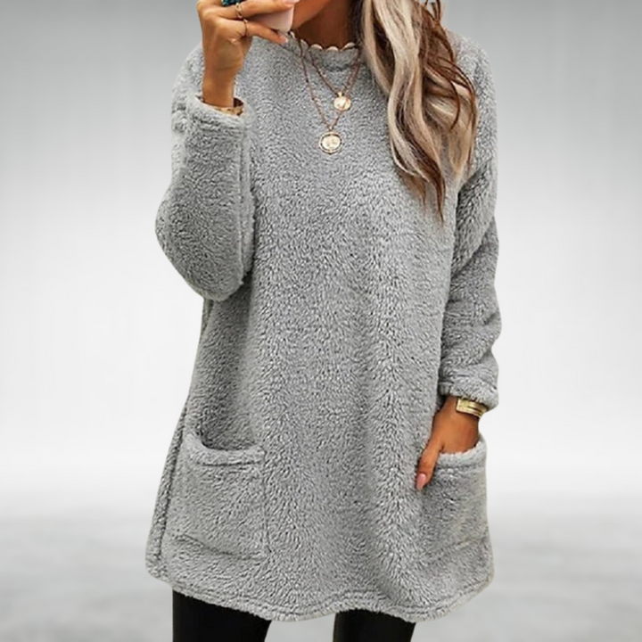 Nora | Eleganter Pullover mit Taschen