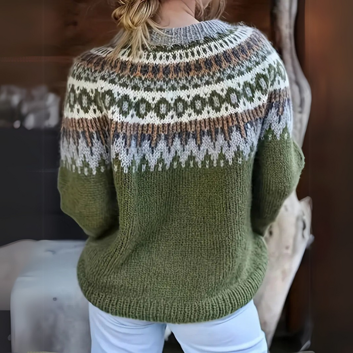 Doutzen | Weicher Pullover mit Muster