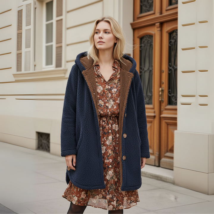 Ella | Bequeme Jacke mit Teddy-Fleece