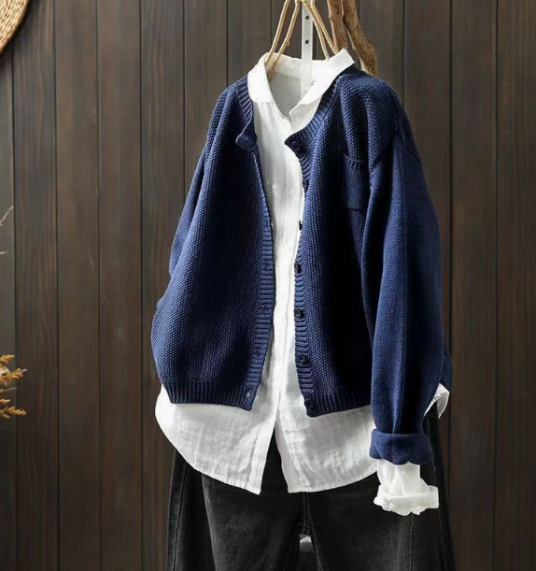 Jana | Weicher, weit geschnitterner Cardigan