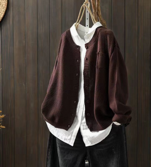 Jana | Weicher, weit geschnitterner Cardigan