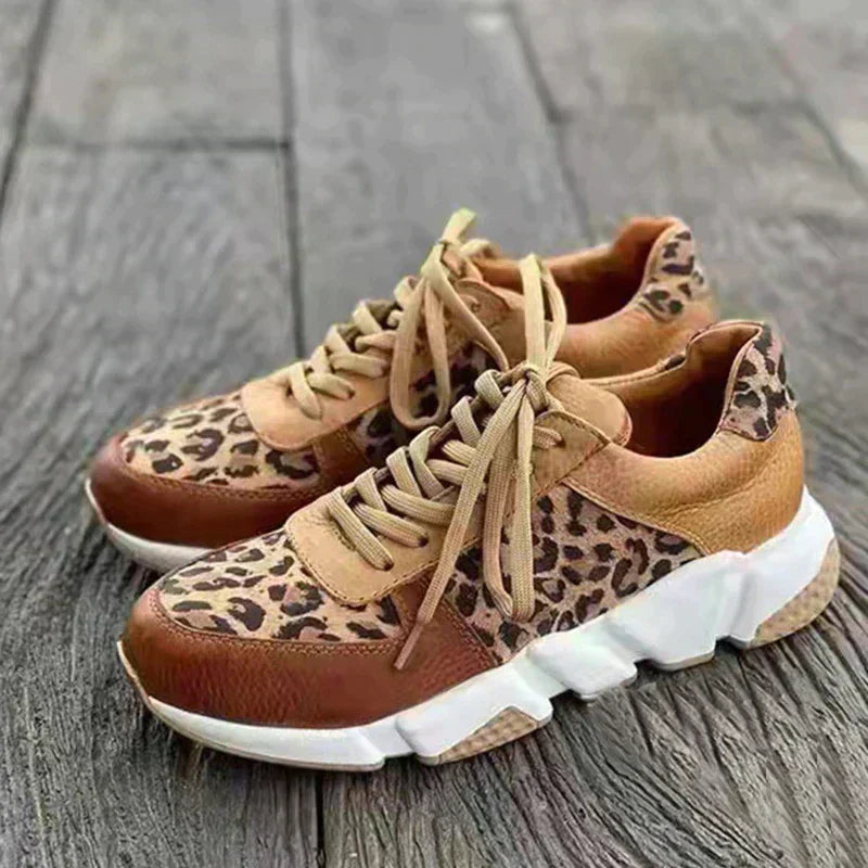 Harlene | Modische Schuhe mit Leopardenmuster