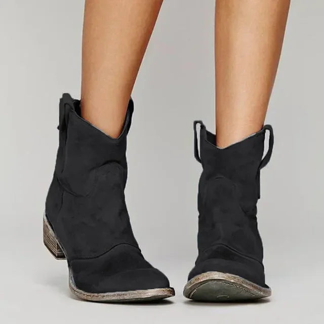 Zoe | Vintage Damen Stiefeletten