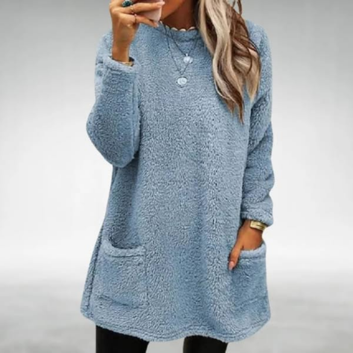 Nora | Eleganter Pullover mit Taschen