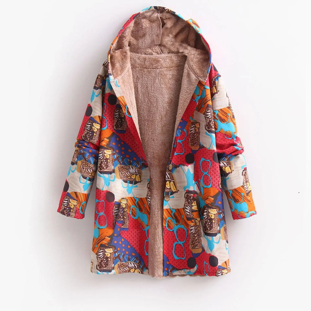 Scarlett | Stilvolle warme Jacke mit Kapuze