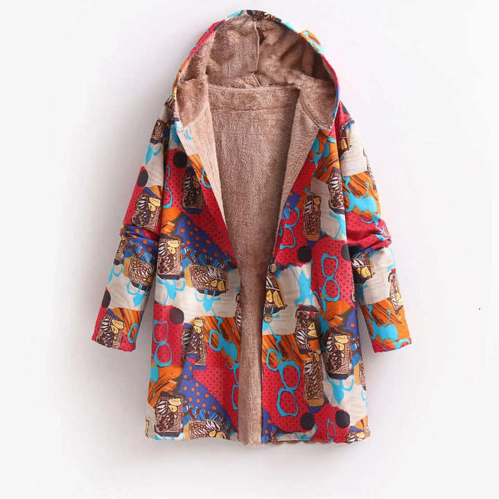 Scarlett | Stilvolle warme Jacke mit Kapuze