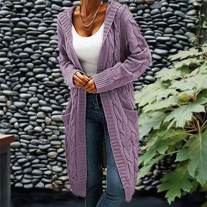 Ruby | Hochwertiger langer Strick-Cardigan