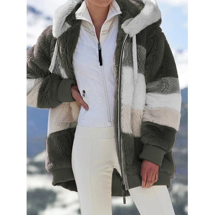 Charlotte | Premium warme Jacke mit Kapuze