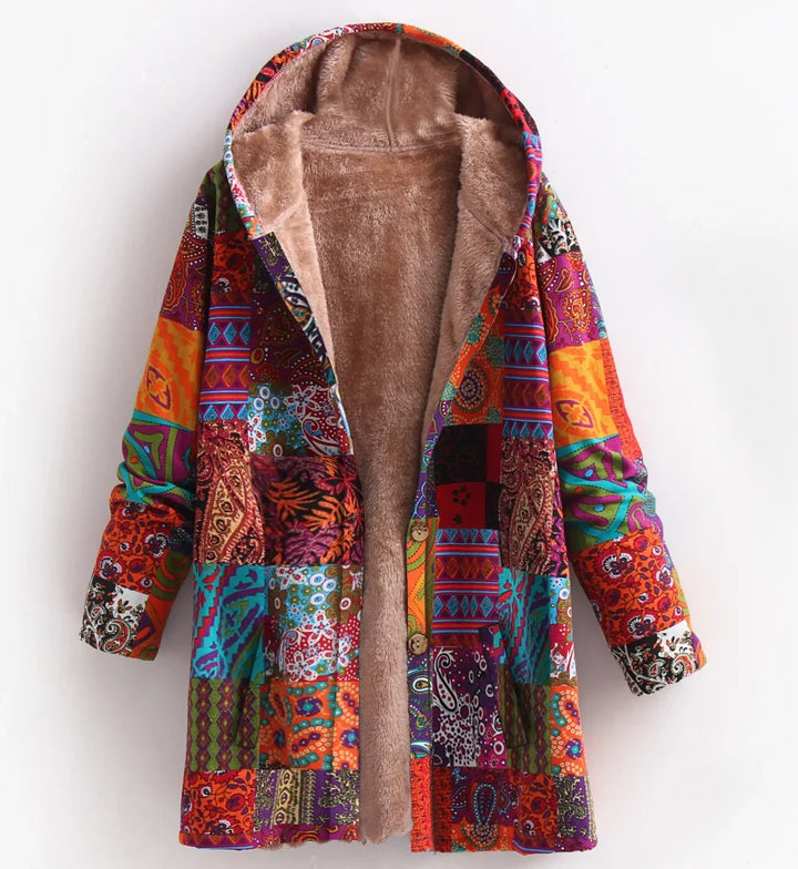 Scarlett | Stilvolle warme Jacke mit Kapuze