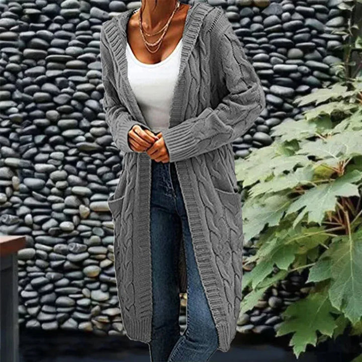 Ruby | Hochwertiger langer Strick-Cardigan