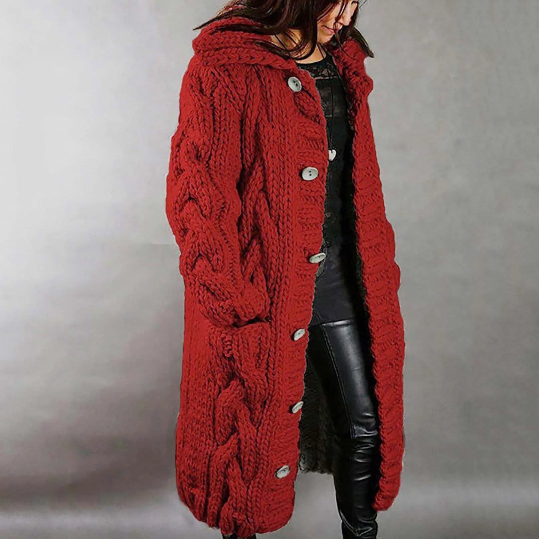 Hannah | Kuschelige Jacke mit Kapuze