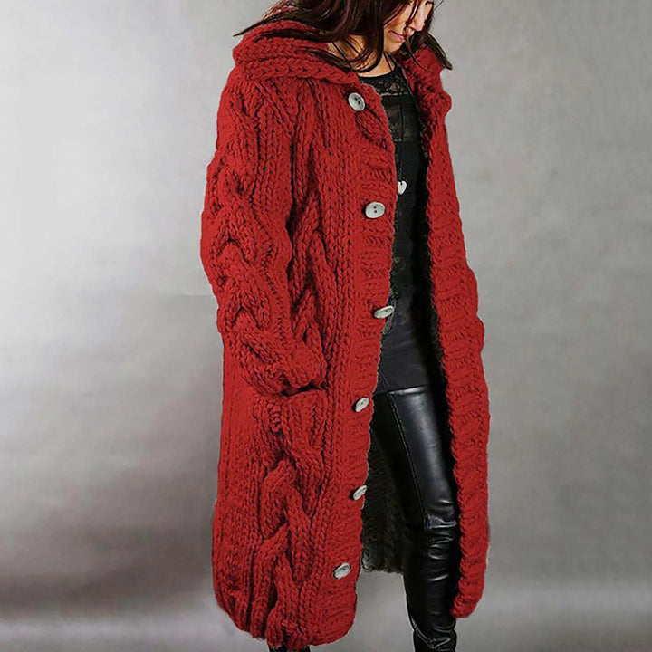 Hannah | Kuschelige Jacke mit Kapuze