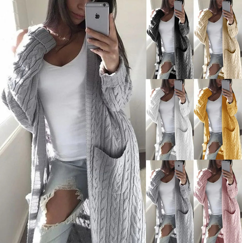 Camila | Eleganter langer Cardigan