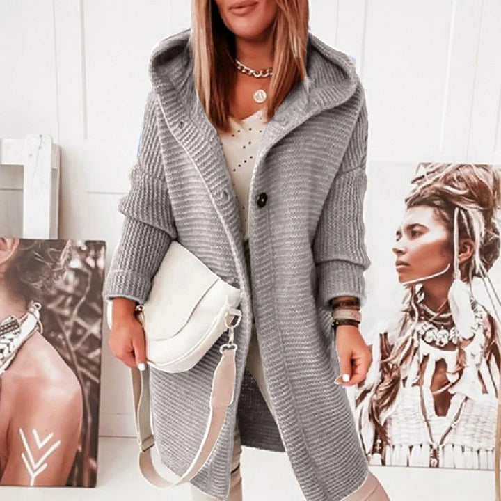 Layla | Lange Ärmel mit Knopfjacke für Damen