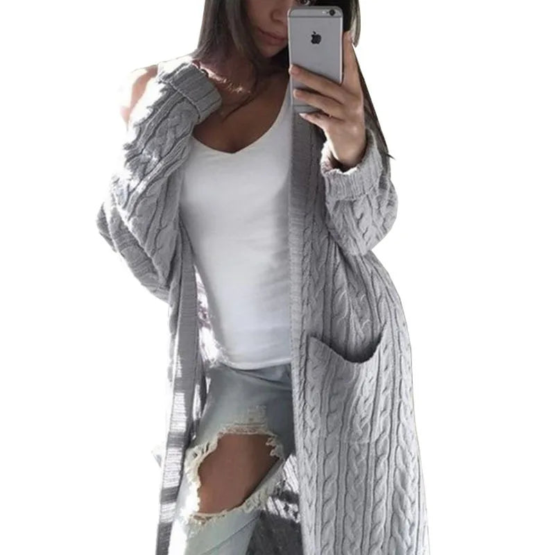 Camila | Eleganter langer Cardigan