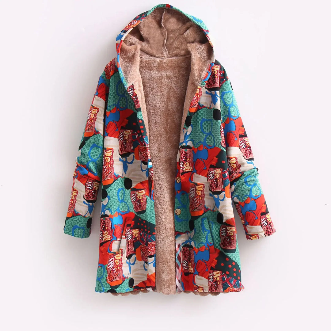 Scarlett | Stilvolle warme Jacke mit Kapuze