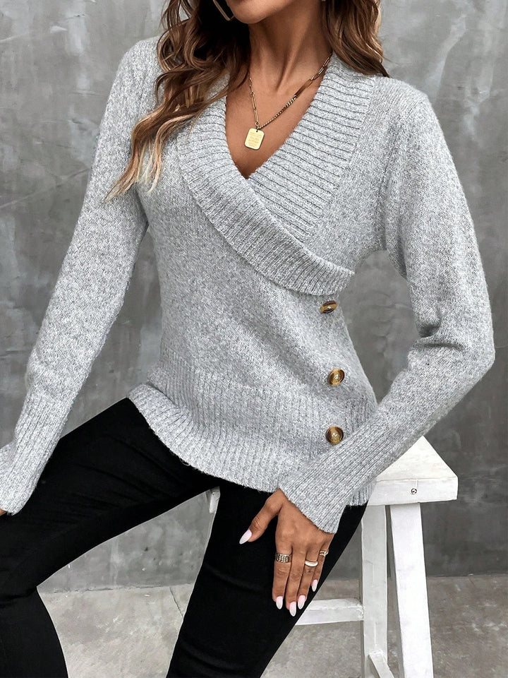 Chiara | Wrap-up Strickpullover
