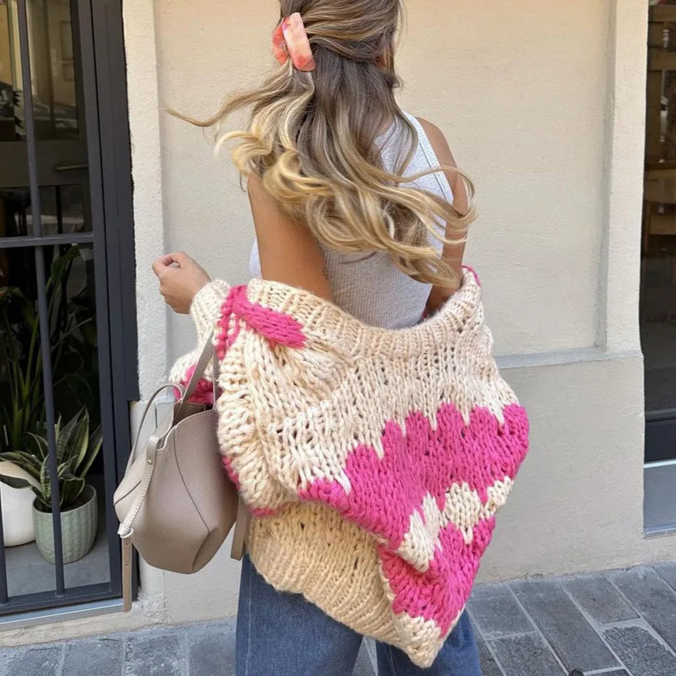Lucy | Weicher oversized Cardigan