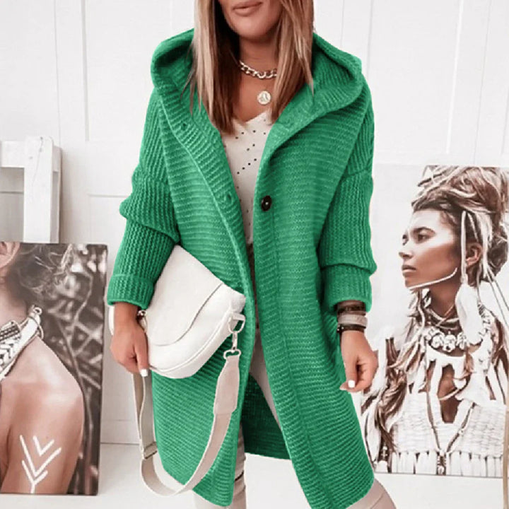 Layla | Lange Ärmel mit Knopfjacke für Damen