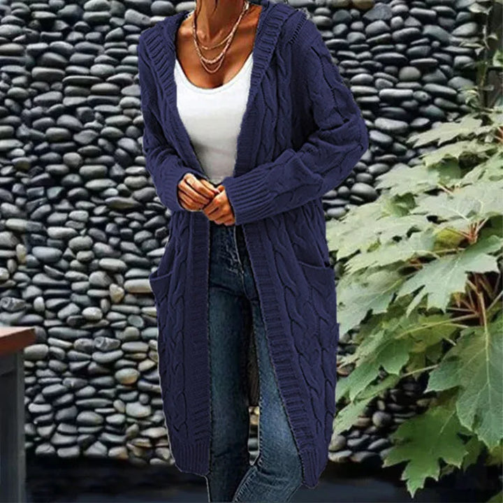 Ruby | Hochwertiger langer Strick-Cardigan