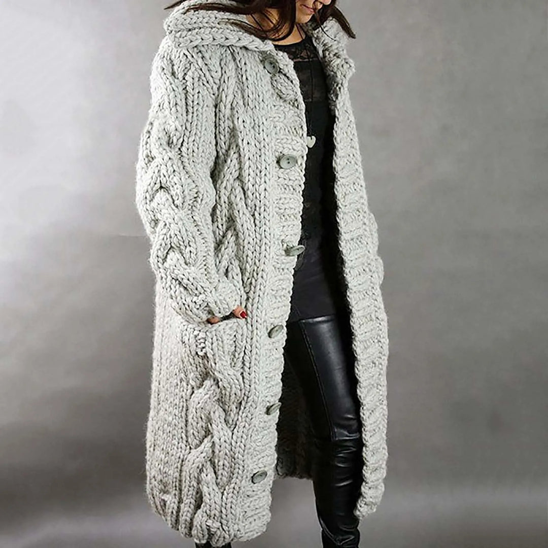 Hannah | Kuschelige Jacke mit Kapuze