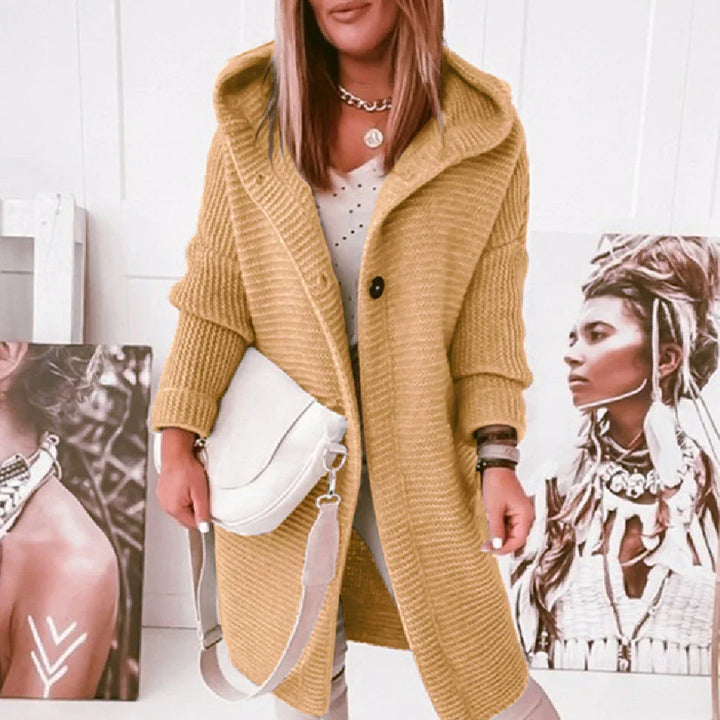 Layla | Lange Ärmel mit Knopfjacke für Damen