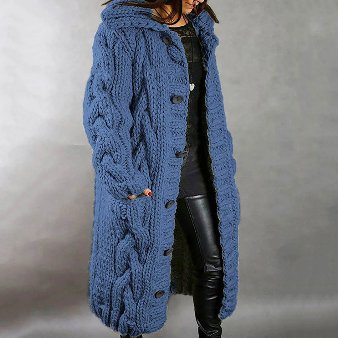 Hannah | Kuschelige Jacke mit Kapuze