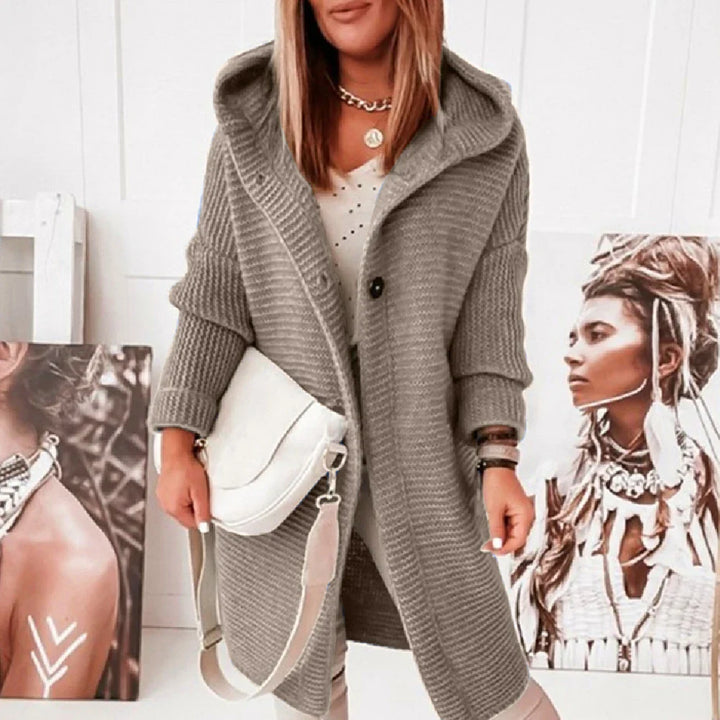Layla | Lange Ärmel mit Knopfjacke für Damen