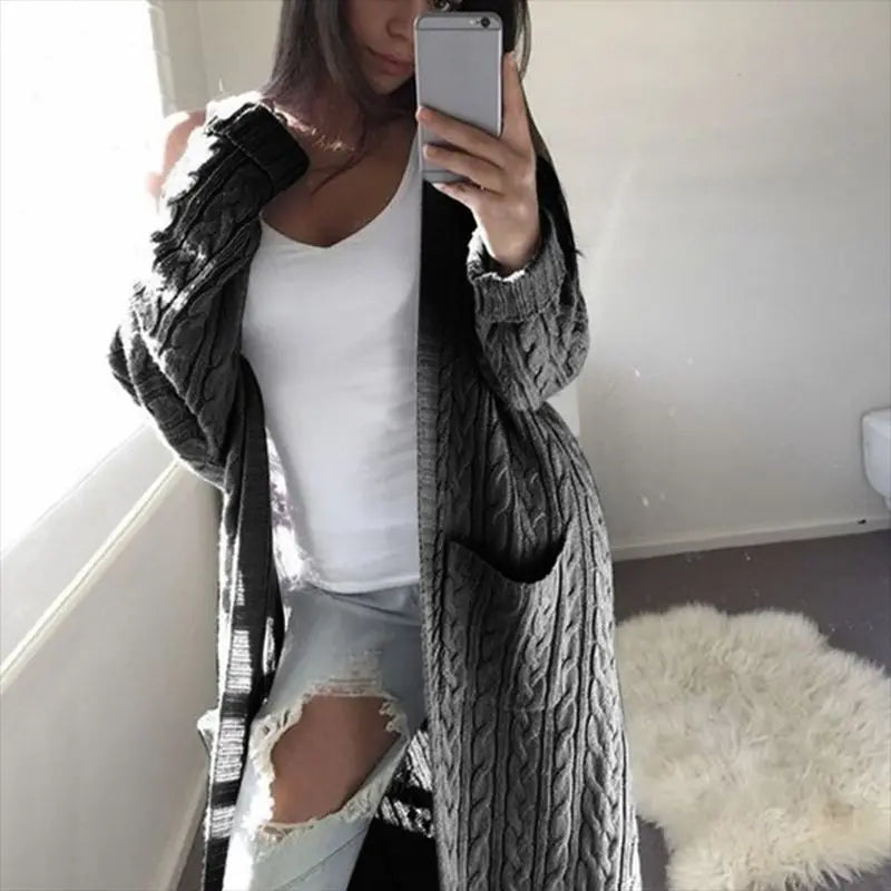 Camila | Eleganter langer Cardigan