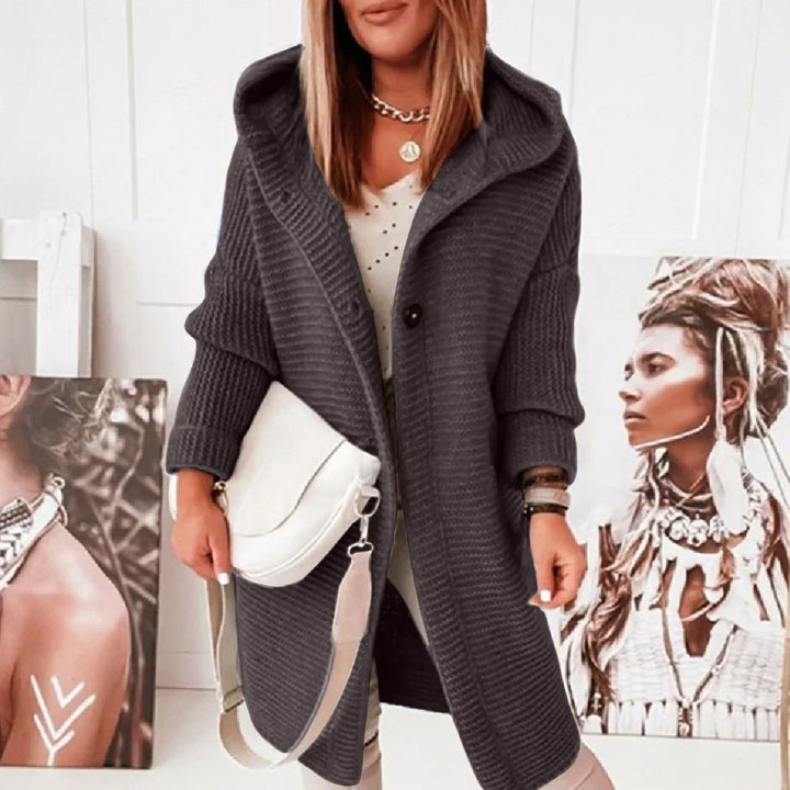 Layla | Lange Ärmel mit Knopfjacke für Damen