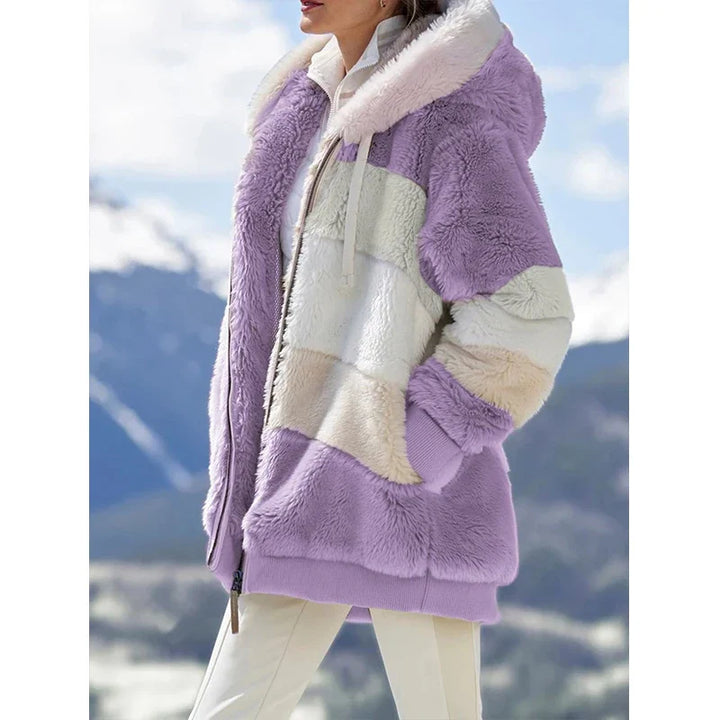 Charlotte | Premium warme Jacke mit Kapuze