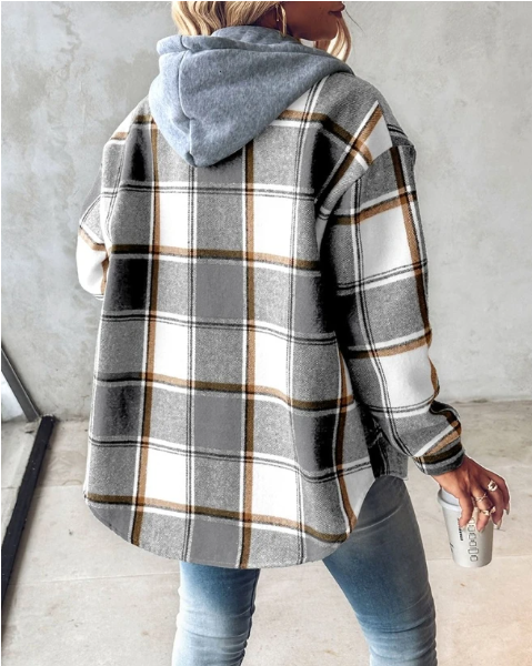 Jasmin | Moderne karierte Jacke