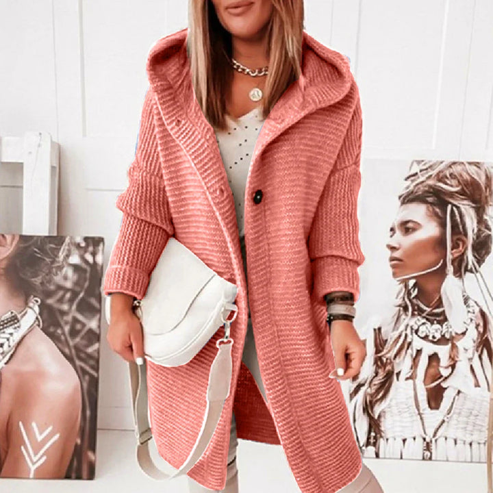 Layla | Lange Ärmel mit Knopfjacke für Damen
