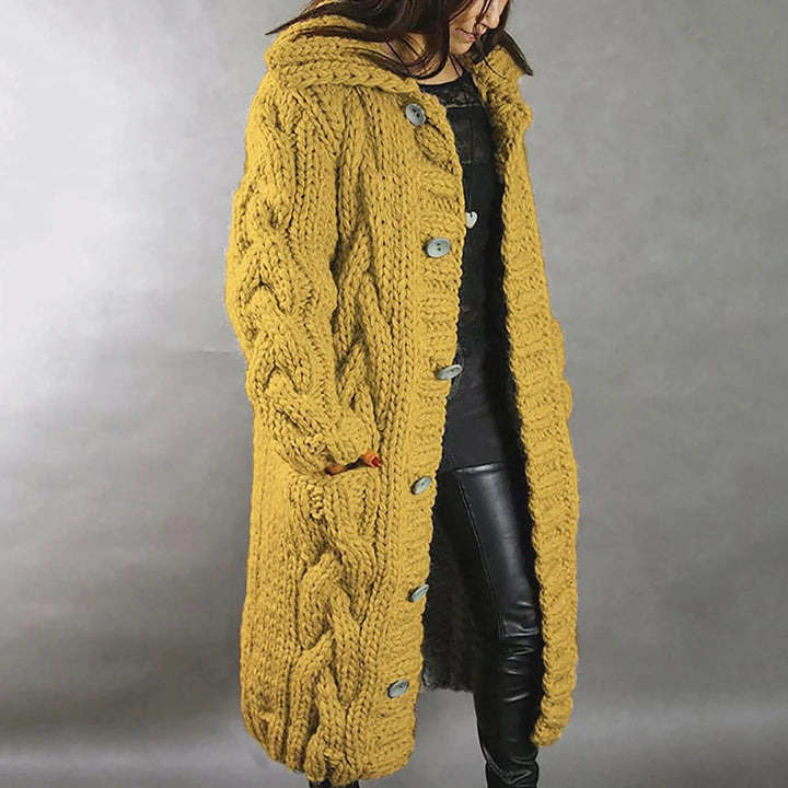 Hannah | Kuschelige Jacke mit Kapuze