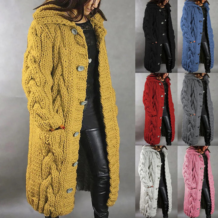 Hannah | Kuschelige Jacke mit Kapuze