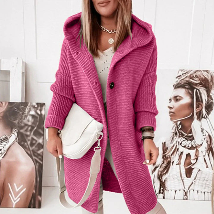 Layla | Lange Ärmel mit Knopfjacke für Damen