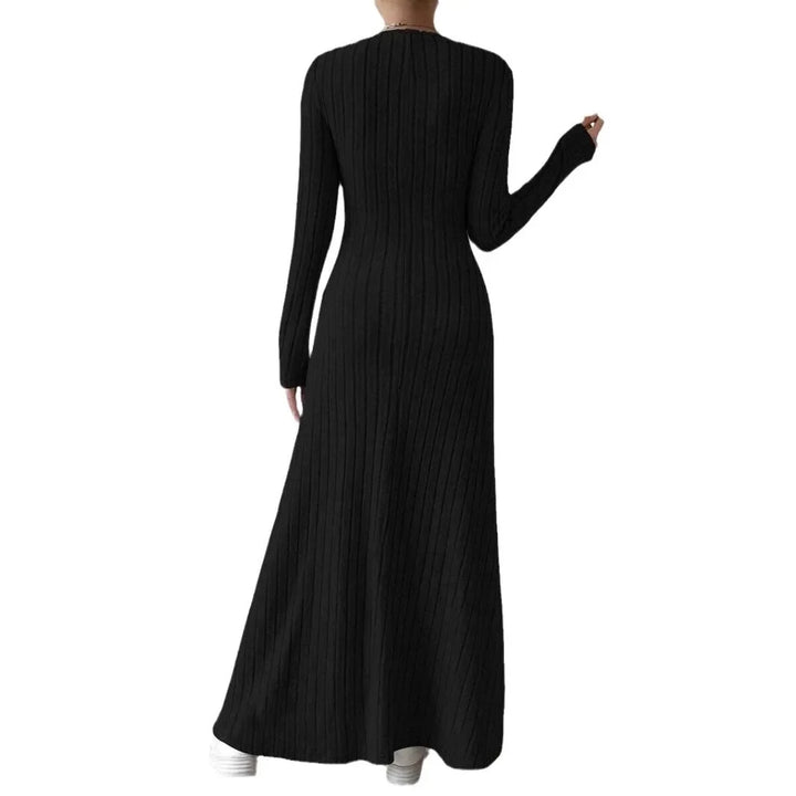 Isla | Stilvolles Strickkleid mit langen Ärmeln