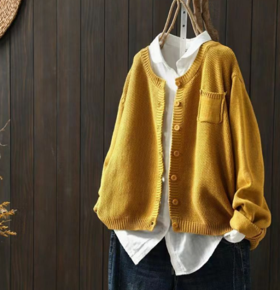 Jana | Weicher, weit geschnitterner Cardigan