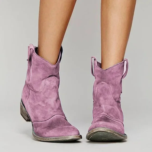 Zoe | Vintage Damen Stiefeletten