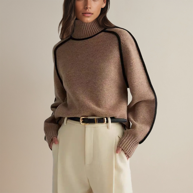 Rachelle | Weicher Rollkragenpullover